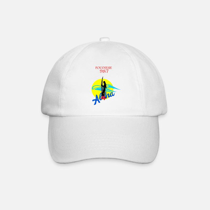 Polynésie - Casquette classique - blanc/blanc