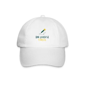 The Coolest Singer - Baseball Cap - white/white - Front