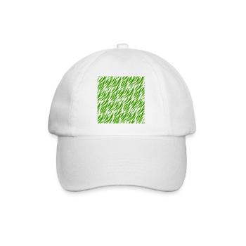Peau d'animal avec style de couleur africaine - Casquette classique - blanc/blanc - Devant