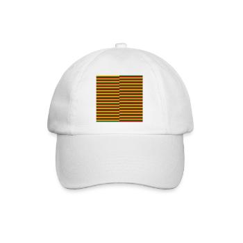 Motifs africains aux couleurs africaines - Casquette classique - blanc/blanc - Devant