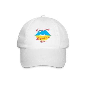 Ukraine Peace Flag Dove Russia War Peace - Baseball Cap - white/white - Front