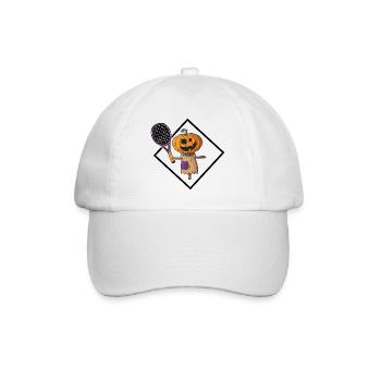 tennis tennis match tennis balle de tennis court de tennis - Casquette classique - blanc/blanc - Devant