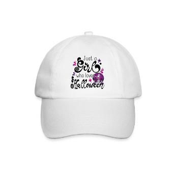 Halloween Girl November Gift Cadeau - Casquette classique - blanc/blanc - Devant