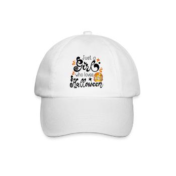 Halloween Girl November Gift Cadeau - Casquette classique - blanc/blanc - Devant