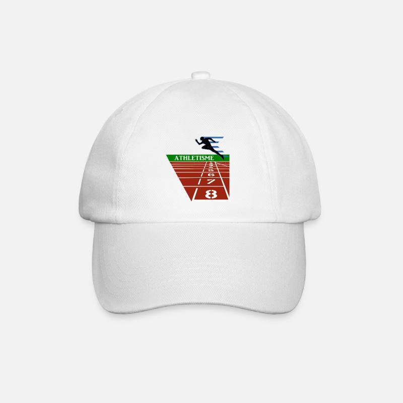 Athlétisme - Casquette classique - blanc/blanc