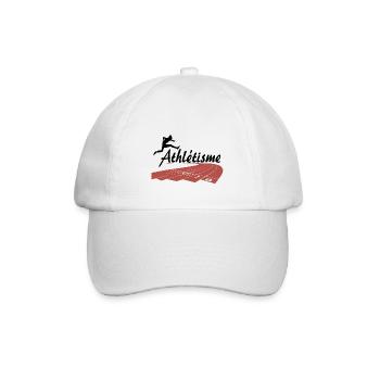 Athlétisme - Casquette classique - blanc/blanc - Devant