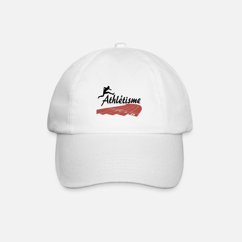 Athlétisme - Casquette classique - blanc/blanc