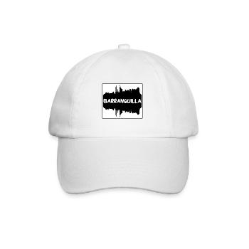 Barranquilla Colombie Skyline Silhouette Voyage So - Casquette classique - blanc/blanc - Devant