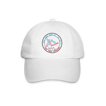 We race art - Baseballkappe - Weiß/Weiß - Vorne