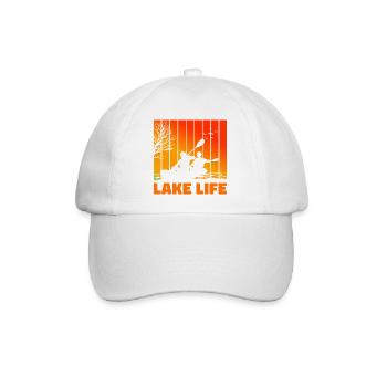 Lake Life Graphic Kayaking Kayak Canoe Rowing Rowe - Baseballkappe - Weiß/Weiß - Vorne