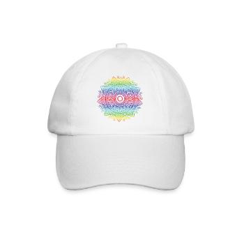 Mandala - Baseball Cap - white/white - Front