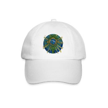 ORDEM E PROGRESSO - Baseballkappe - Weiß/Weiß - Vorne