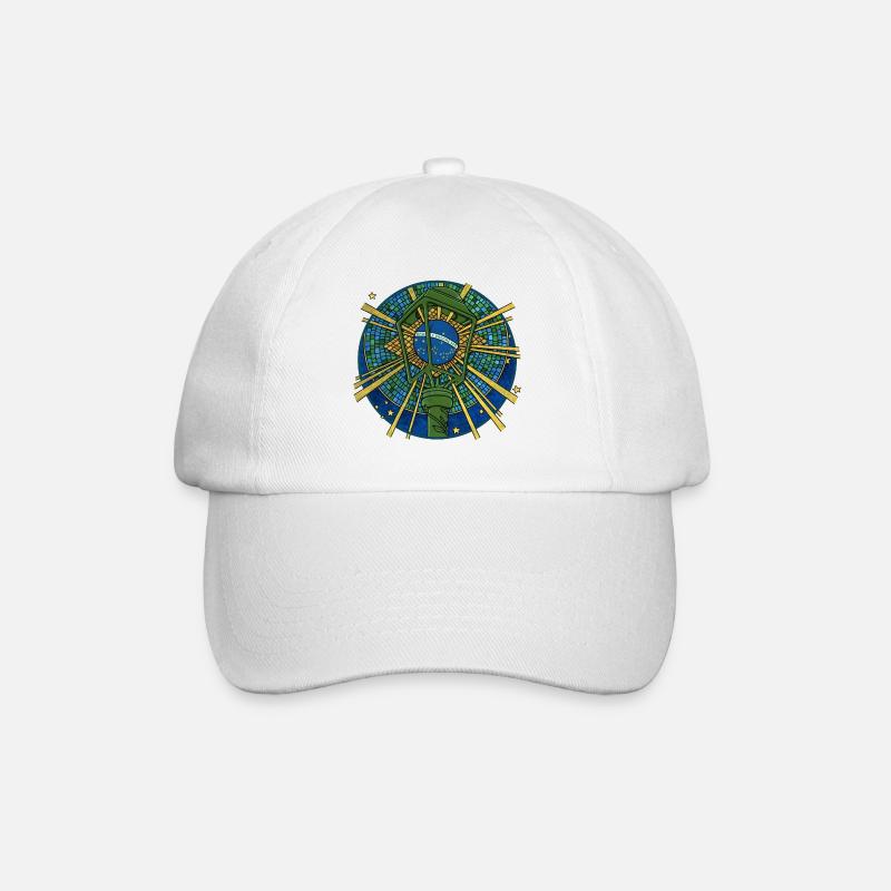 ORDEM E PROGRESSO - Casquette classique - blanc/blanc
