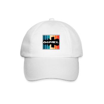 Gomel Biélorussie Skyline Silhouette Souvenir de voyage - Casquette classique - blanc/blanc - Devant