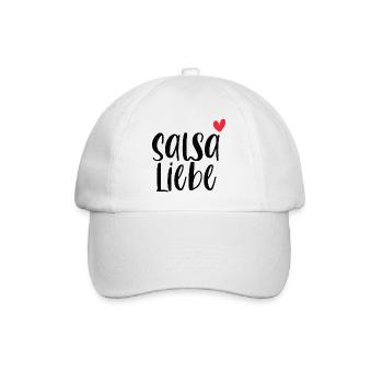 Salsa Liebe! Tänzerin Tänzer tanzen Geschenk - Baseballkappe - Weiß/Weiß - Vorne