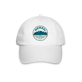 Mumbai City of Dreams Skyline - Baseball Cap - white/white - Front