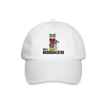 Read Reading Hour Book Primer Roman eBook "Booked" - Baseball Cap - white/white - Front