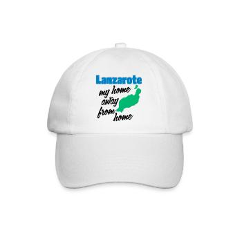 Lanzarote, my home away from home - Baseball Cap - white/white - Front
