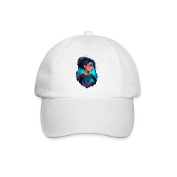 Gorgeous Futuristic Women For Gaming Fans - Baseball Cap - white/white - Front