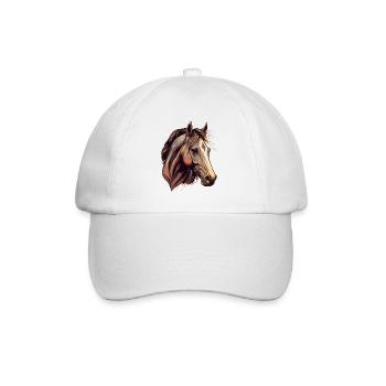 Bel étalon - Casquette classique - blanc/blanc - Devant