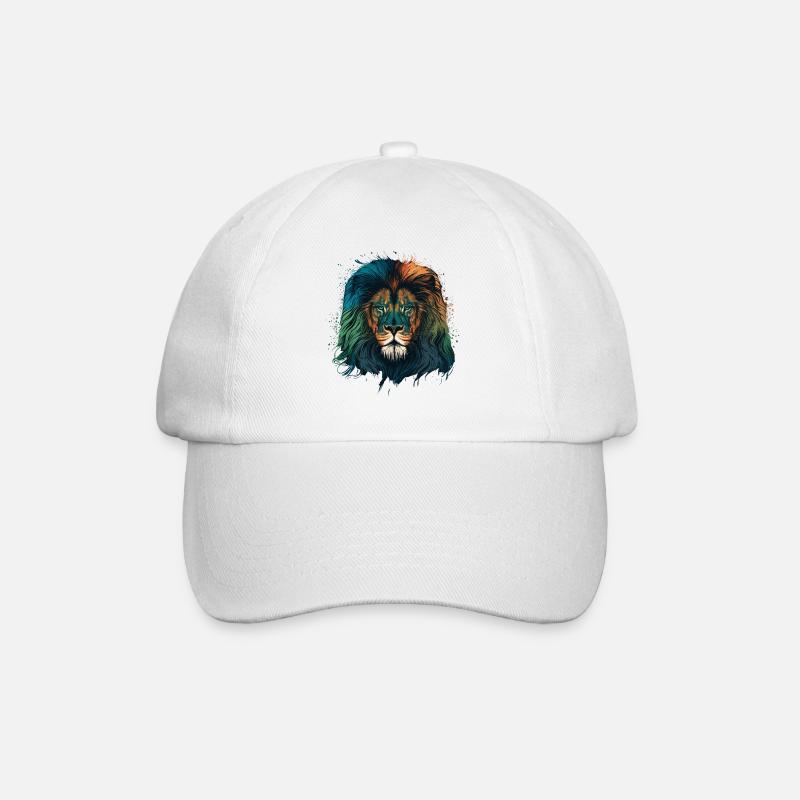 Lion vert - Casquette classique - blanc/blanc