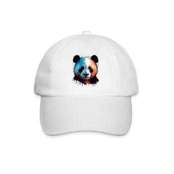 Panda Cadeau pour les garçons - Casquette classique - blanc/blanc - Devant