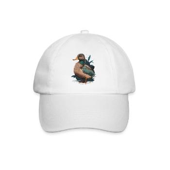 Entenente - Baseballkappe - Weiß/Weiß - Vorne