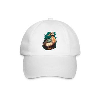 Canard pour chasseur de canard - Casquette classique - blanc/blanc - Devant