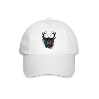Buck Head - Baseball Cap - white/white - Front