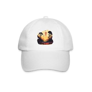 Weltraum - Baseballkappe - Weiß/Weiß - Vorne