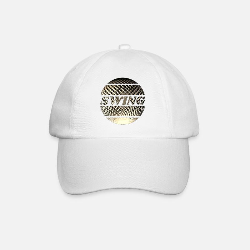 Swing gold - Baseballkappe - Weiß/Weiß