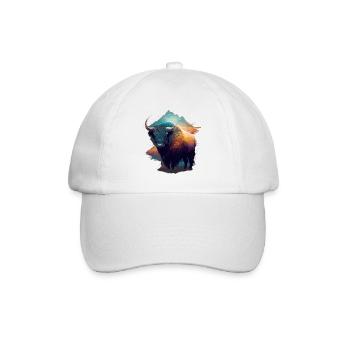 Galaxie Yak - Baseballkappe - Weiß/Weiß - Vorne