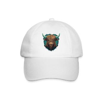 Mignonne tête de yak - Casquette classique - blanc/blanc - Devant