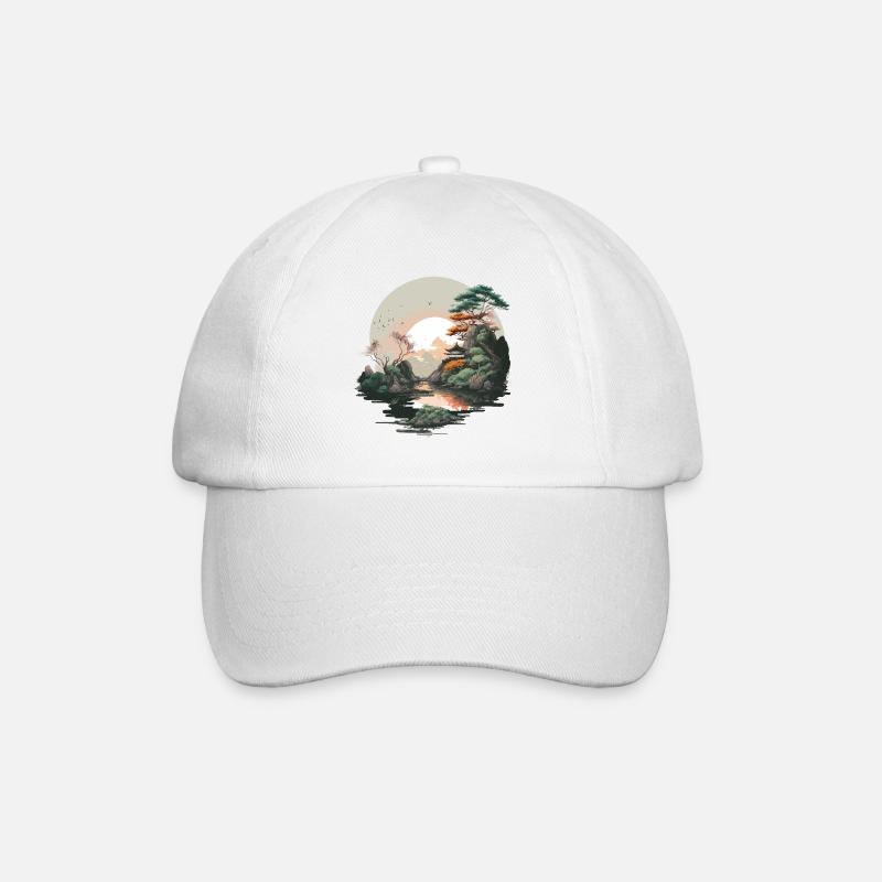Œuvre d’art Sunrise - Casquette classique - blanc/blanc