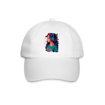 Lo Fi - Baseball Cap - white/white - Front