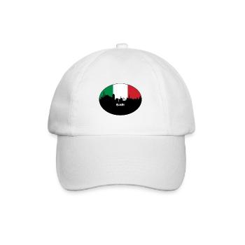 Bari Italie Flag Skyline Souvenir de voyage - Casquette classique - blanc/blanc - Devant