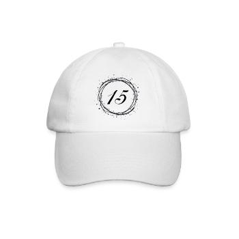 15 - Baseball Cap - white/white - Front