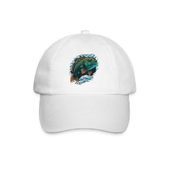 Fish - Baseball Cap - white/white - Front