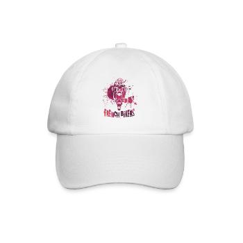 Bikers made in France - Baseball Cap - white/white - Front