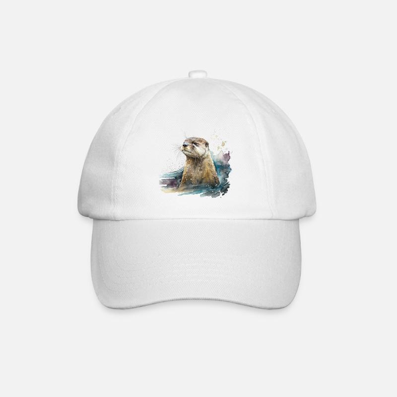 Loutre - Casquette classique - blanc/blanc