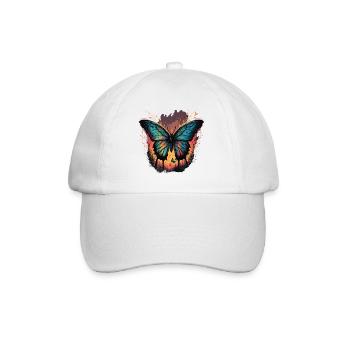 Butterfly Sunset - Baseball Cap - white/white - Front