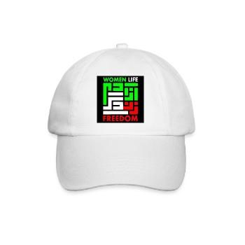 Women life freedom - Baseballkappe - Weiß/Weiß - Vorne
