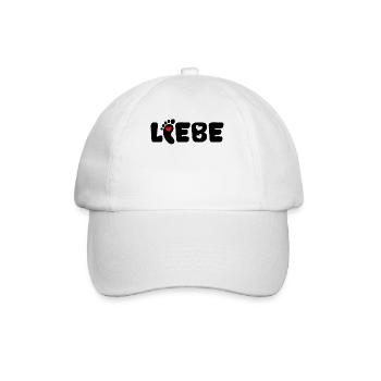 Cœur de mère disant Baby Feet Pregnant Baby Bump - Casquette classique - blanc/blanc - Devant