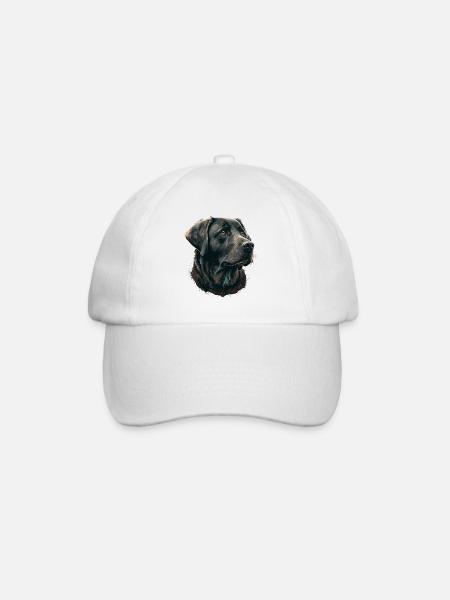 Good Labrador Retriever - Baseball Cap - white/white