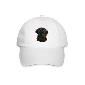 Schöne Labrador Retriever Illustration - Baseballkappe - Weiß/Weiß - Vorne