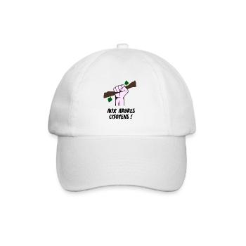 AUX ARBRES CITOYENS ! (écologie) - Casquette classique - blanc/blanc - Devant