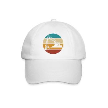 Excavator - Baseball Cap - white/white - Front
