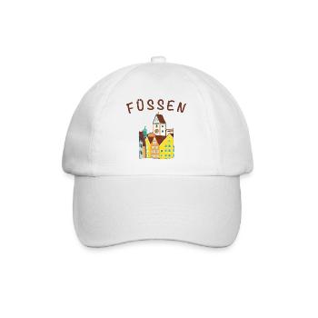Füssen, romantic old town, castle, Bavaria - Baseball Cap - white/white - Front