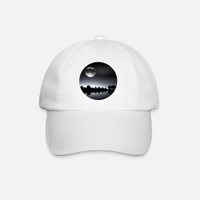 Lune - Casquette classique - blanc/blanc