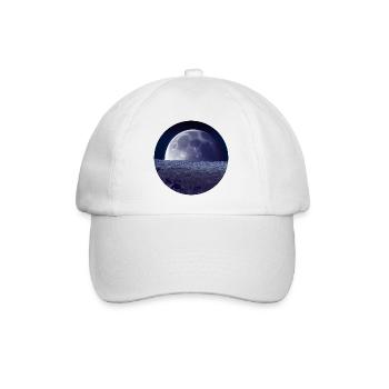 Mond - Baseballkappe - Weiß/Weiß - Vorne